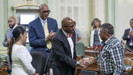 Father on Assembly Floor