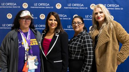 Asm. Ortega with attendees from her event