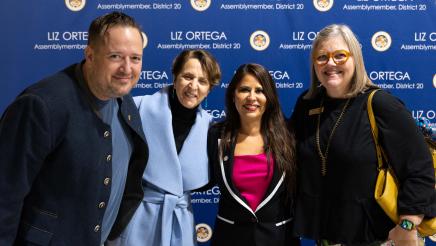 Asm. Ortega with attendees from her event