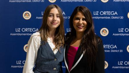 Asm. Ortega with attendee from her event