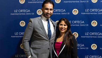 Asm. Ortega with attendee from her event