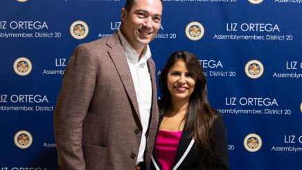 Asm. Ortega with attendee from her event