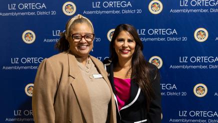 Asm. Ortega with attendee from her event