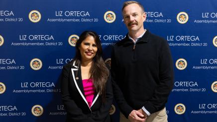 Asm. Ortega with attendee from her event