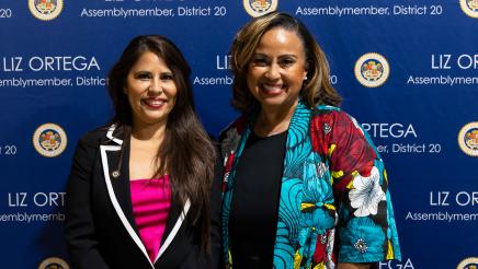 Asm. Ortega with attendee from her event