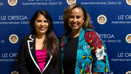 Asm. Ortega with attendee from her event