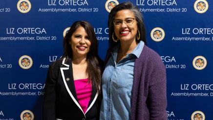 Asm. Ortega with attendee from her event