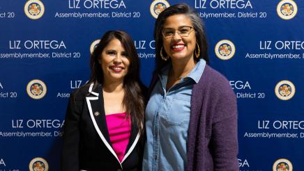 Asm. Ortega with attendee from her event