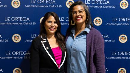 Asm. Ortega with attendee from her event