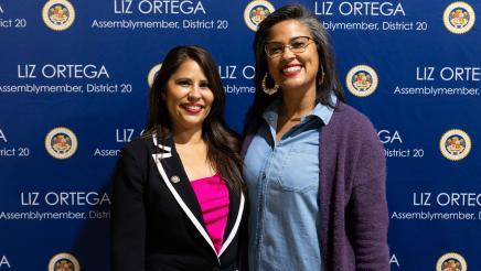 Asm. Ortega with attendee from her event