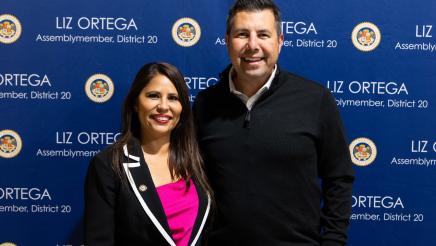 Asm. Ortega with attendee from her event