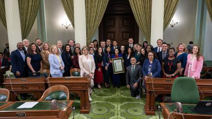 Group Photo Assembly Celebrates Dolores Huerta 95th Birthday