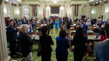 Assembly Celebrates Dolores Huerta 95th Birthday in session