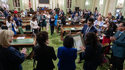 Assembly Celebrates Dolores Huerta 95th Birthday in session