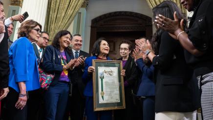 Assembly Celebrates Dolores Huerta 95th Birthday in session