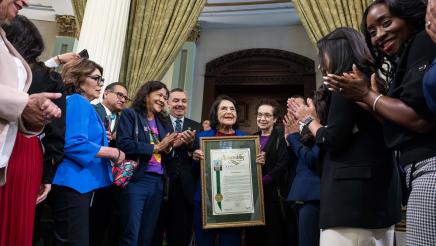 Assembly Celebrates Dolores Huerta 95th Birthday in session
